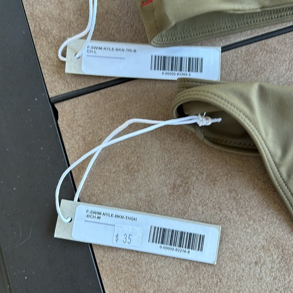 EVERLANE LADIES GREEN 2 PIECE BIKINI-L/M - Picture 7 of 7